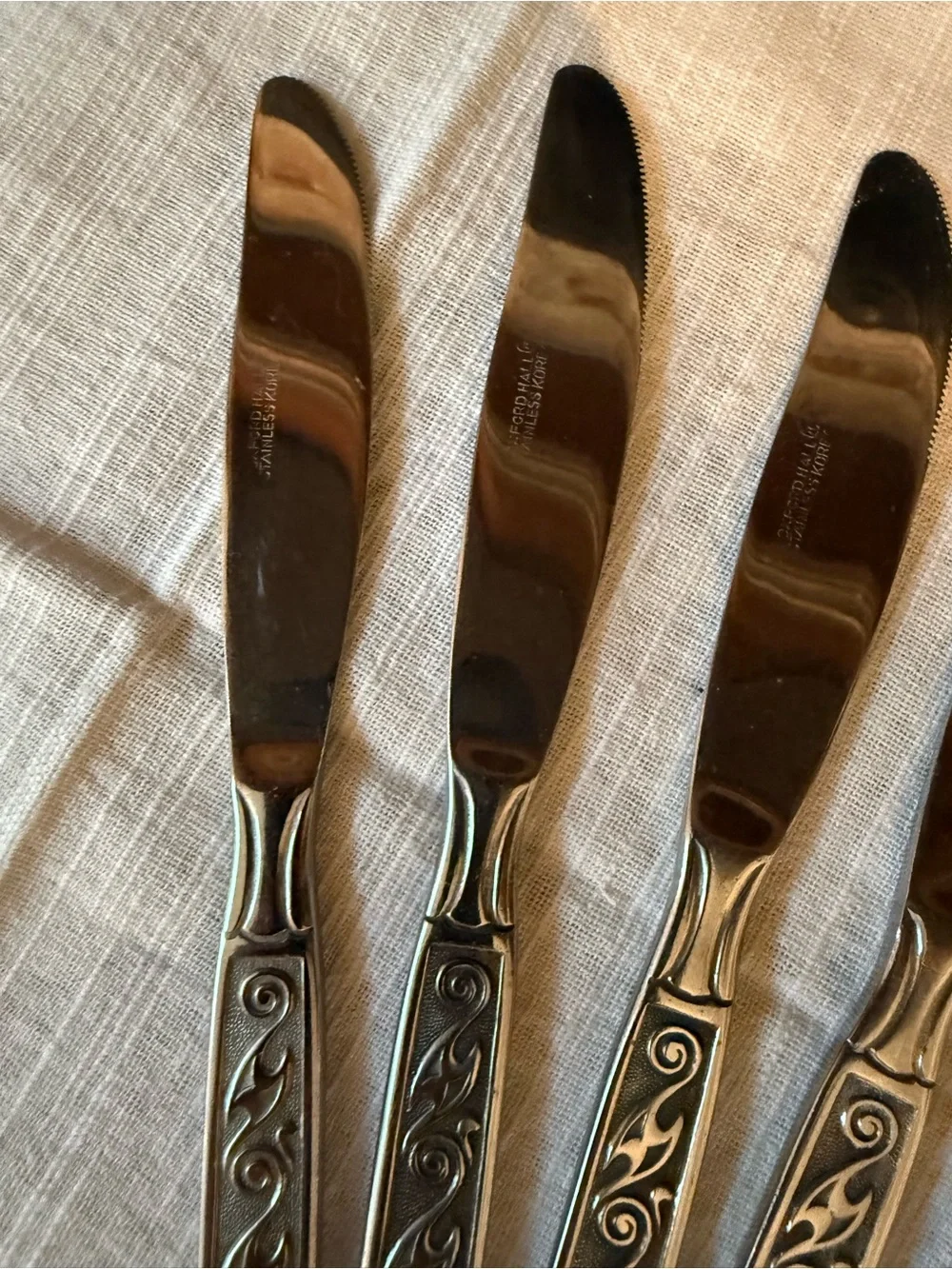 Vintage Oxford Hall Palo Alto Butter Table Knife Set - 6 Piece